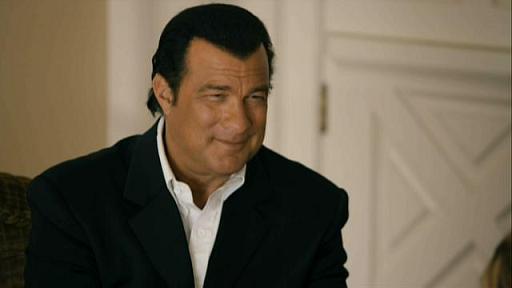 Seagal smiles